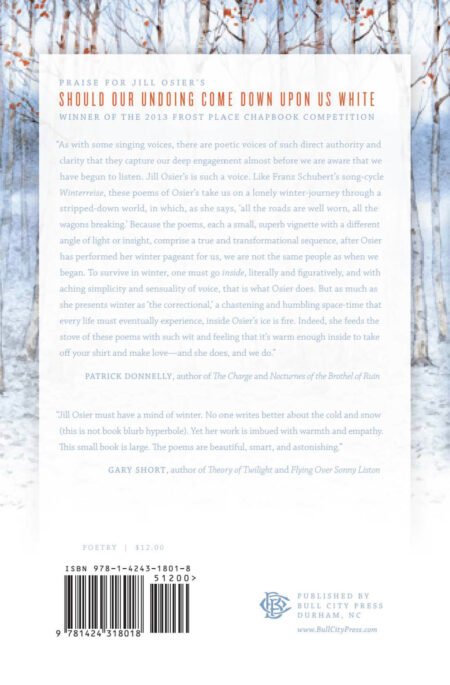 Should Our Undoing Come Down Upon Us White by Jill Osier - Image 2