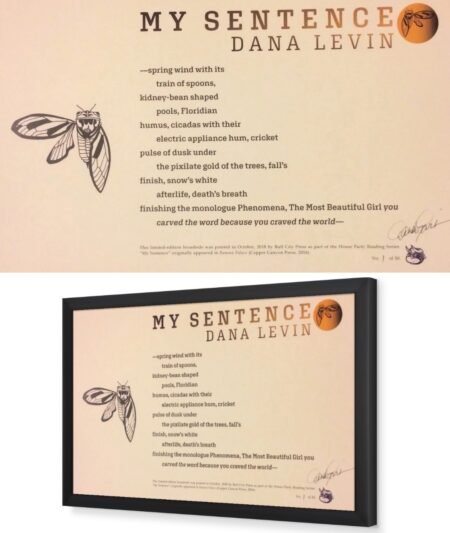 Dana Levin - "My Sentence"