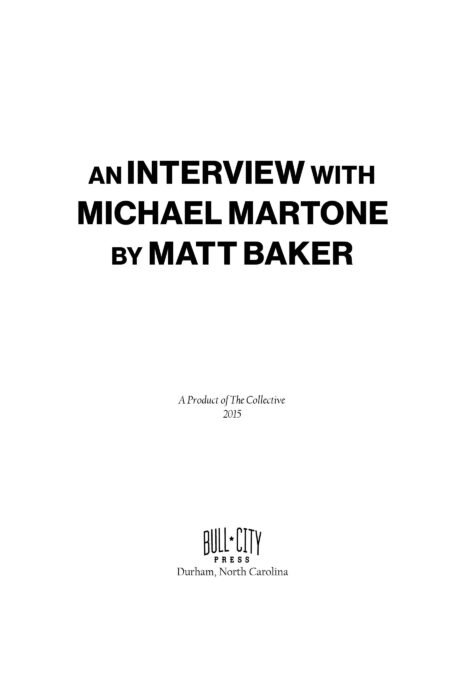 An Interview with Michael Martone by Matt Baker - Image 3